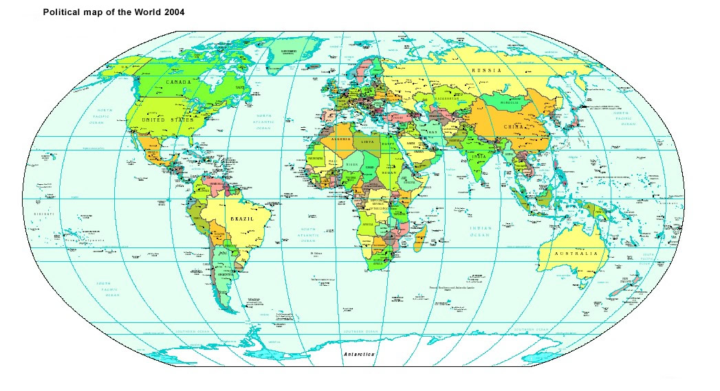 World Political Map 2004