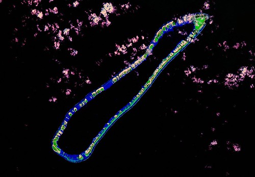 Takume Atoll - Landsat S-07-15_2000 Image (1-100,000)