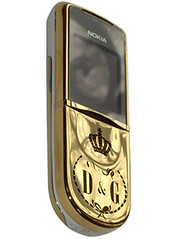 Nokia 8800 Sirocco (Gold, 18 Carats)-D&G
