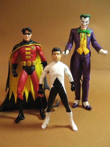 Robin, Damian and Joker