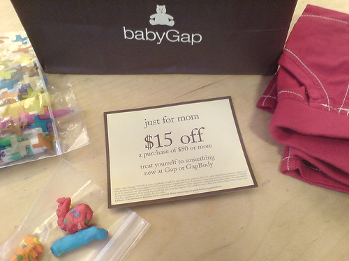 babyGap is "just for mom"