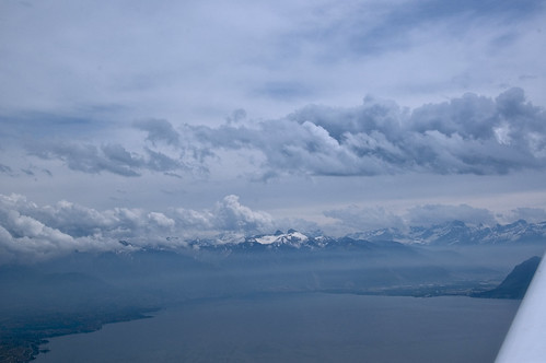Flying Away From Lake Geneva