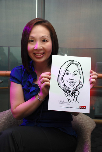 Caricature live sketching for TLC - 5