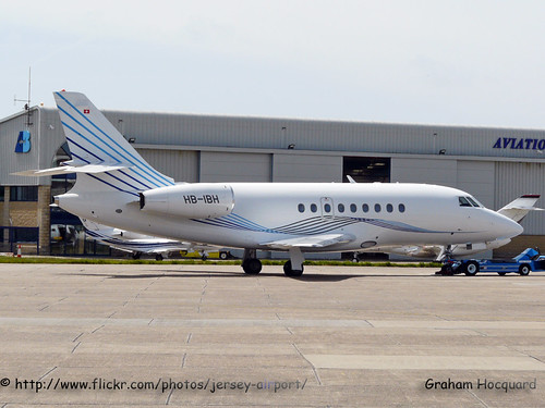 HB-IBH Dassault Falcon 2000 by Jersey Airport Photography