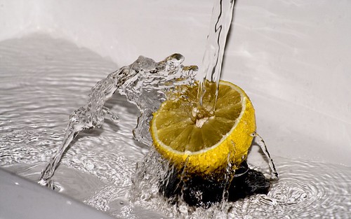 a splash of lemon