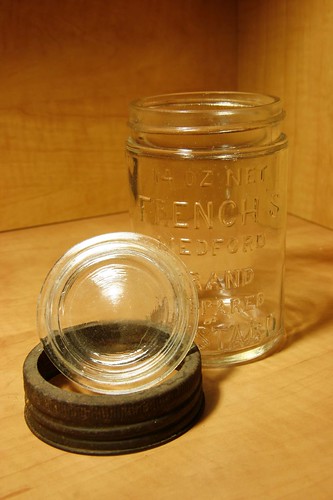 old glass jars bottles