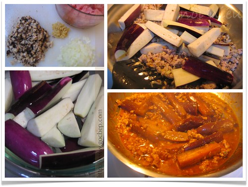 Mabonasu- Spicy fried eggplant Method