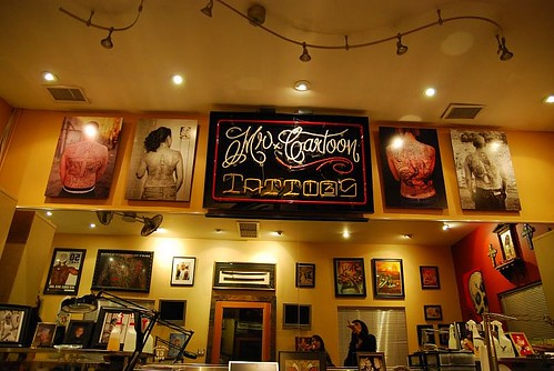 Mister Cartoon's Tattoo Shop Los Angeles