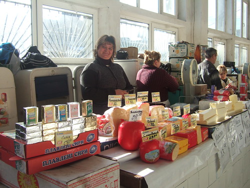 Cheese at Privoz Market, Odessa