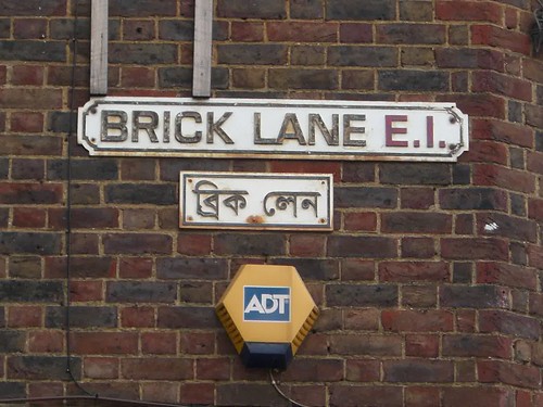 London, Brick Lane, Street sign 01