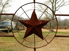 Texas star near Dolen, Texas, USA