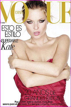 Kate Moss does Vogue Espana by blond.style.it