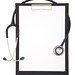 clipboard and stethoscope
