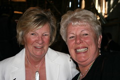 Pam Robinson and Susan Brazier, aka 'The Mums'