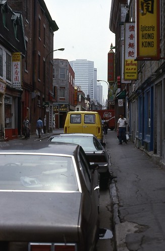 Rue de la Gauchetière au Chinatown 1984