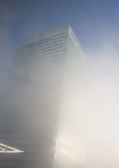 Foggy Day at Canary Wharf #3
