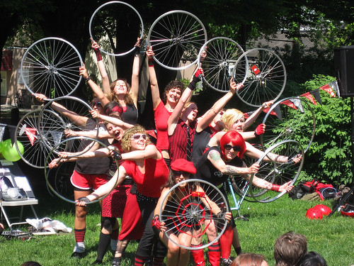 Bicycle Performance Art--not just the BC:clettes anymore!