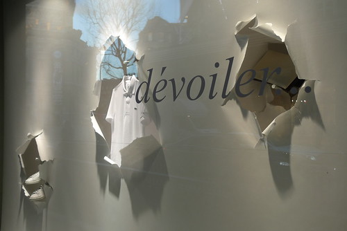 Vitrines des Galeries Lafayette - Paris, mars 2014