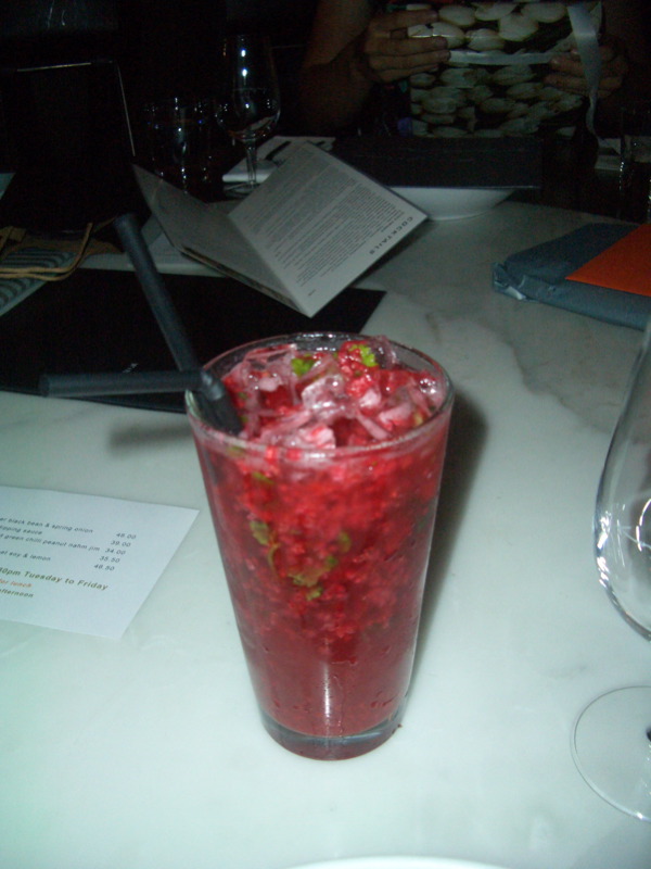 Red Dragon cocktail at Longrain