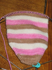 Strictly come purse knitting
