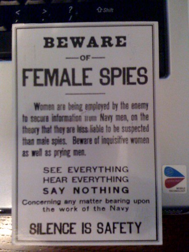 Postcard from my parents (from the Spy Museum in DC)
