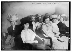 First woman jury, Los Angeles (LOC)