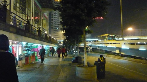 Guangzhou street shopping at night