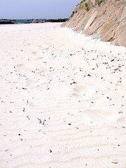 The sandy beach at Green Island