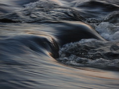 Swirling water