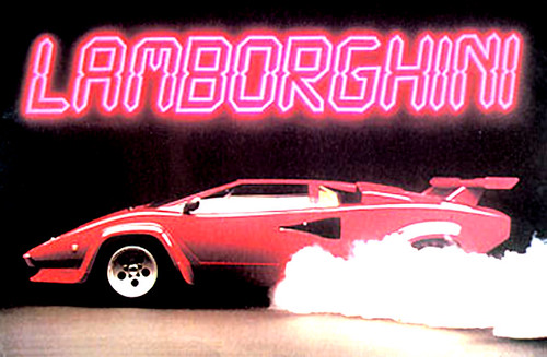 Lamborghini old poster