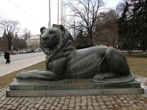 Lion at the War Memorial