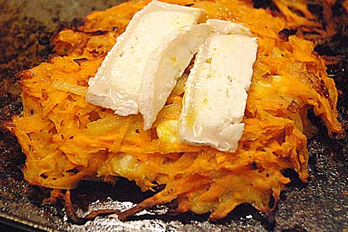 Sweet Potato & Goat's Cheese Rosti