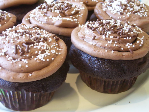 Chocolate cupcakes from Petite Treat