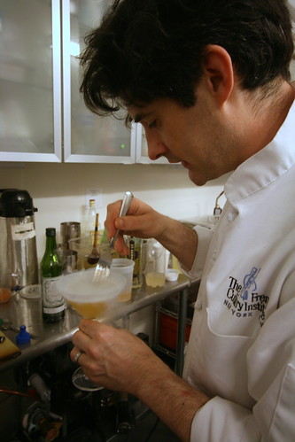 Dave Arnold mixing a drink