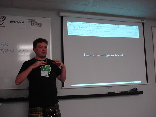 Y.T., talking about personal unit testing
