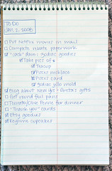 list project: to*do list 1-2-08