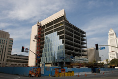 LAPD Headquarters Under Construction, Downtown Los Angeles