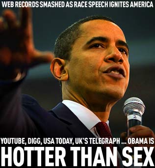 Hotter than Obama