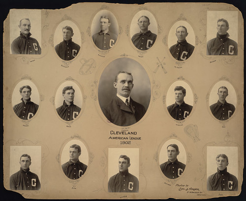 Cleveland Blues Baseball Team, 1902 by Boston Public Library.