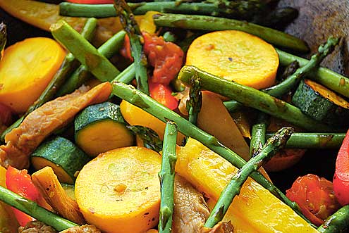 Stir Fried Summer Vegetables