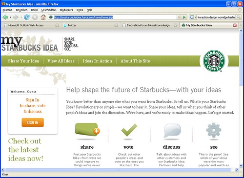 screenshot My Starbucks idea