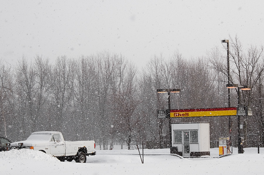 Snowy Truckstop