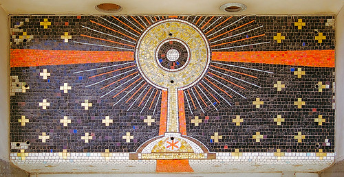 Former Eucharistic Shrine, in Saint Louis, Missouri, USA - mosaic