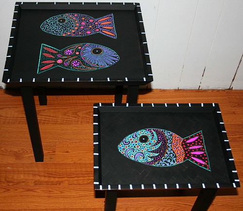 Accent/Nesting Tables by Rick Cheadle Art and Designs