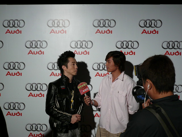 Harlem Yu interviewing @ Audi | Flickr - Photo Sharing!