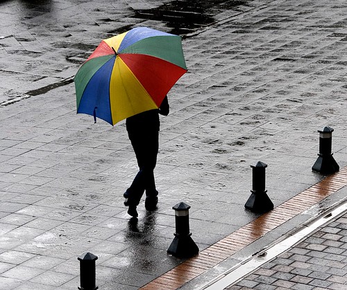 umbrella in Quito