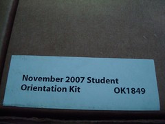 November 2007 Orientation Kit