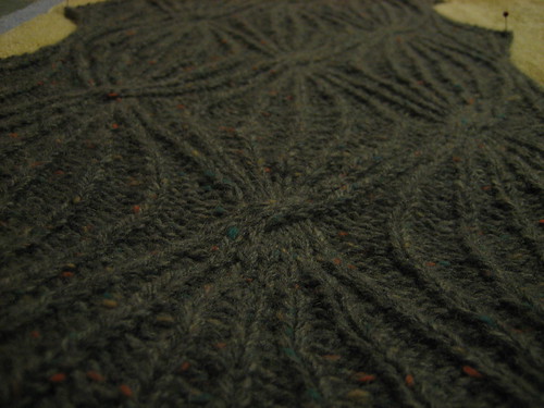 close up of the pattern