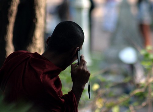 Very model of a modern mobile monk