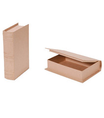 Paper mache book box